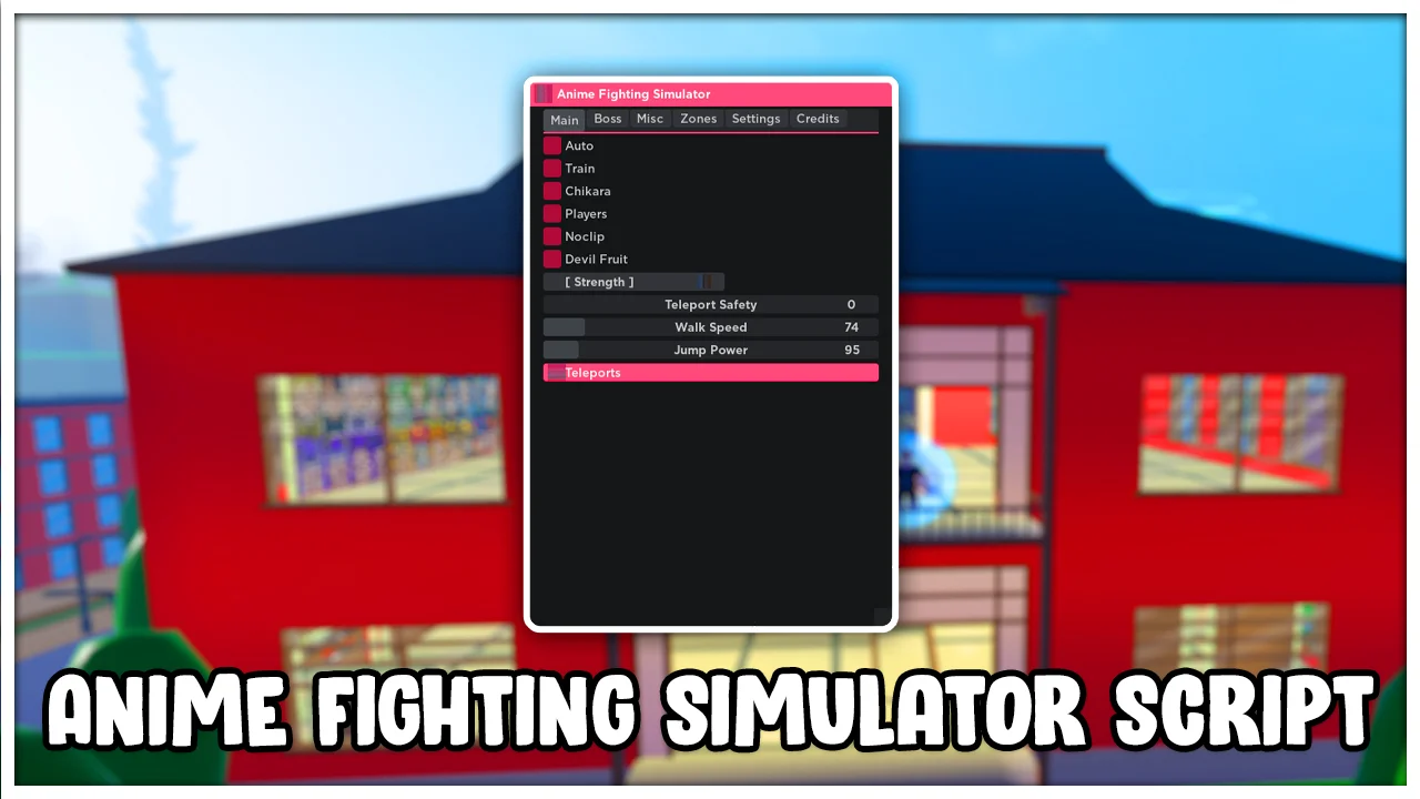 NEW] ROBLOX, Anime Fighting Simulator Script GUI Hack, Auto Farm, Chikara Hack