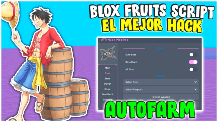 Roblox Script - Blox Fruits [ATR Hub (Mobile)]